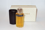 Photo © Les-parfums.info le site Balenciaga - Le Dix - Flacon de sac étui en cuir 1/4 Oz Fl Hauteur 7.1 cm