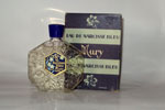 Photo © Les-parfums.info le site Mury - Eau de Narcisse Bleu - Bouchon bakelite bleu 45 cc 80 % hauteur 8.7 cm