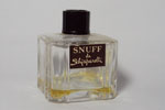 Photo © Les-parfums.info le site Schiaparelli - Snuff - Flacon caré bouchon bakélite noire hauteur 5 cm
