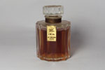 Photo © Les-parfums.info le site Le Galion - Iris - Bouchon émeri hauteur 4.9 cm étiquette doré sur le bouchon
