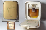 Photo © Les-parfums.info le site Godet - Revelation - Bouchon en verre émerisé Hauteur 9 cm étiquette doré