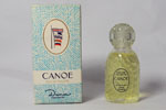 Photo © Les-parfums.info le site Dana - Canoé - Eau de toilette  90 ° bout martlé grande étiquette