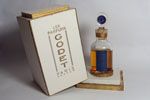 Photo © Les-parfums.info le site Godet - Chant du soir - Flacon en verre bouchon en verre émerisé scellé hauteur 10.5 cm environ 