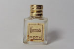 Photo © Les-parfums.info le site Coty - Emeraude - Hauteur  2.7 cm bouchon métal