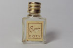 Photo © Les-parfums.info le site Coty - Chypre - Hauteur  2.7 cm bouchon métal