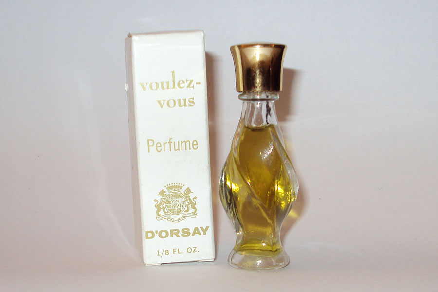 Miniature Voulez-Vous de D'Orsay Mod USA 1/8 FL. OZ. Hauteur 6.8 cm 