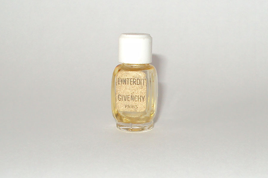 Miniature L'Interdit de Givenchy 1 ml etiquette blanche 