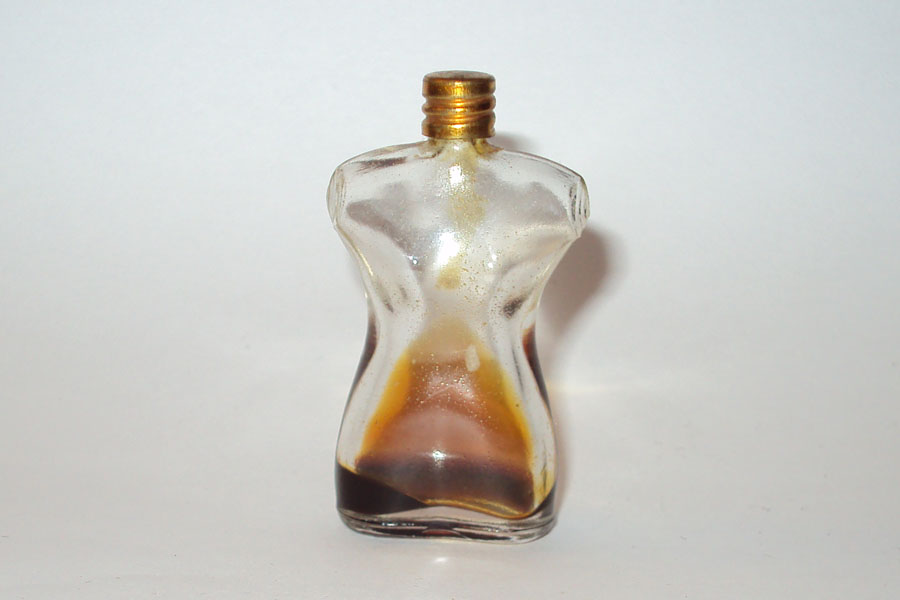 Miniature Shocking You de Schiaparelli Buste en verre bouchon alu Hauteur 4.8 cm 