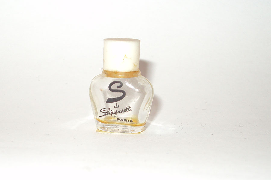 Miniature S de Schiaparelli Parfum Hauteur 4.8 cm  
