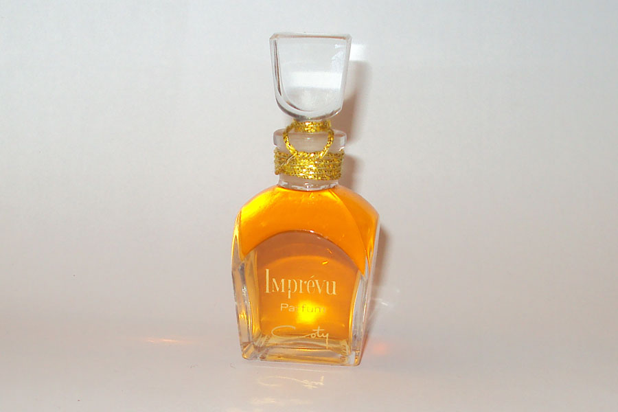 Flacon Imprévu de Coty Parfum hauteur 7.2 cm 