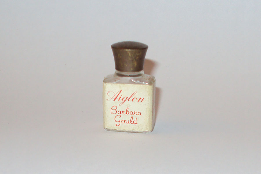 Miniature Aiglon de Gould Barbara 2 ml bouchon laiton parfum de toilette 80 ° hauteur 2.9 cm 