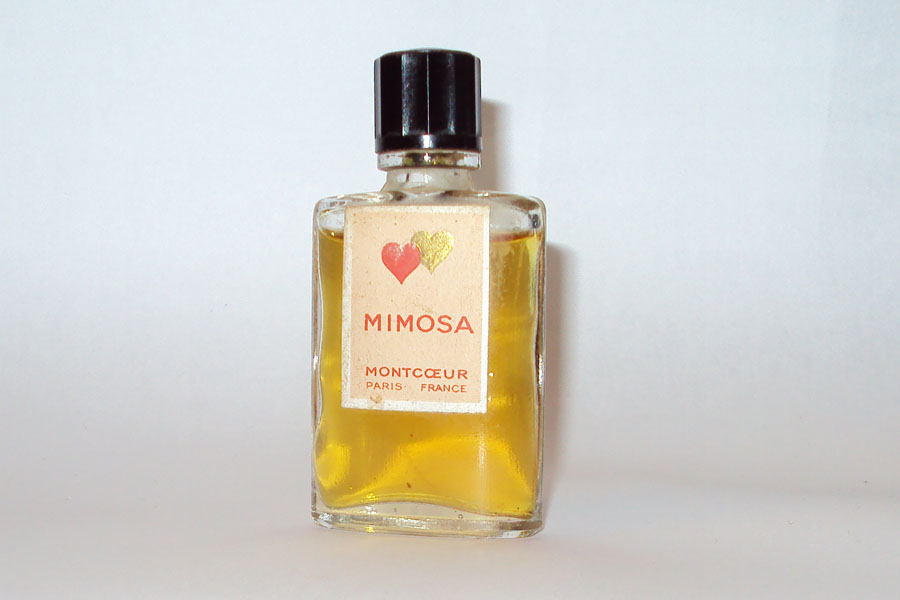 Miniature Mimosa de Montcoeur Parfum bouchon bakelite hauteur 7 cm 