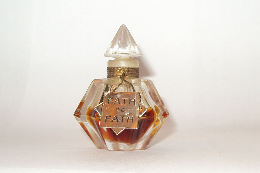 Flacon Fath de Fath de Fath Flacon du parfum Cristal scellé 5 cm environ 