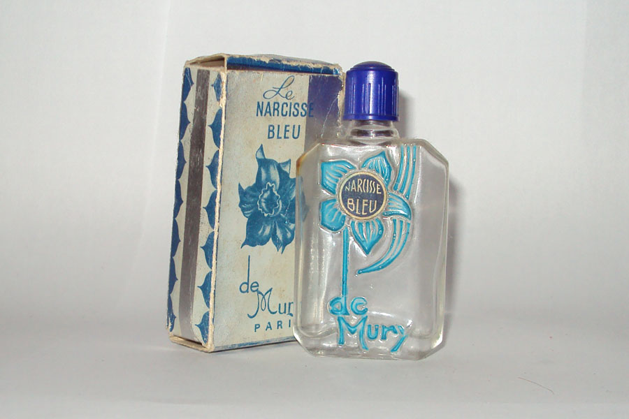 Flacon Narcisse Bleu de Mury Hauteur 7.5 cm 