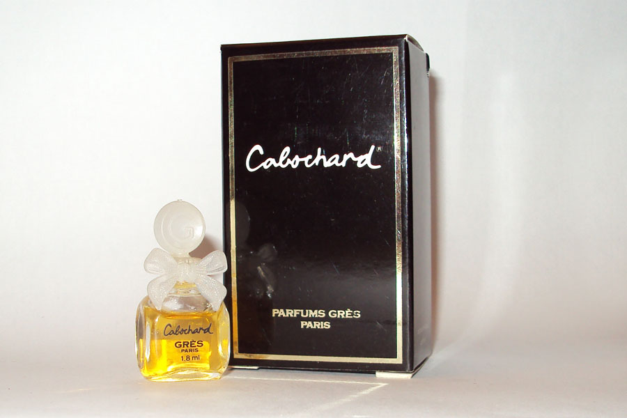 Miniature Cabochard de Grès Parfum 1.8 ml noeud plastique blanc 