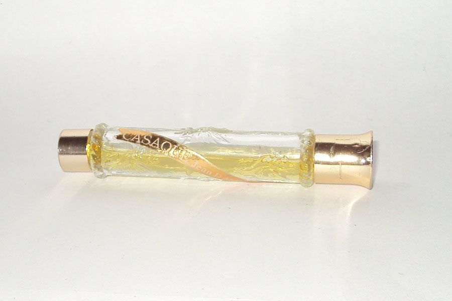 Flacon Casaque de Albret Jean Flacon de Sac étiquette doré  longueur 8.7 cm 