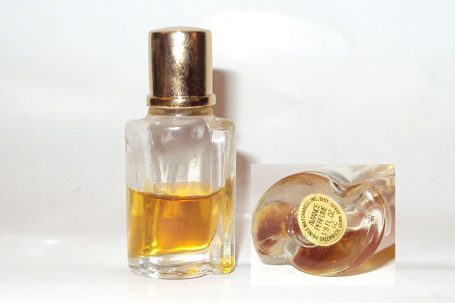 Miniature Avance de Matchabelli Perfume  1/8 fl oz hauteur 5.1 cm 