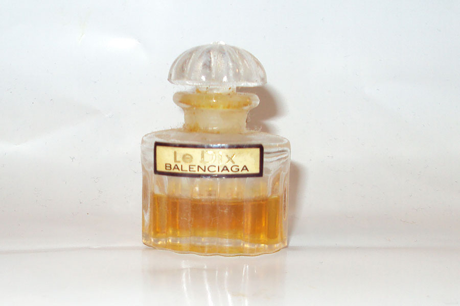 Miniature Le Dix de Balenciaga Flacon du parfum 7.5 ml bouchon en verre  