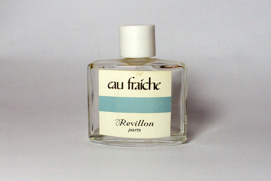 Miniature Eau Fraiche de Revillon Bouchon blanc hauteur 4.3 cm 