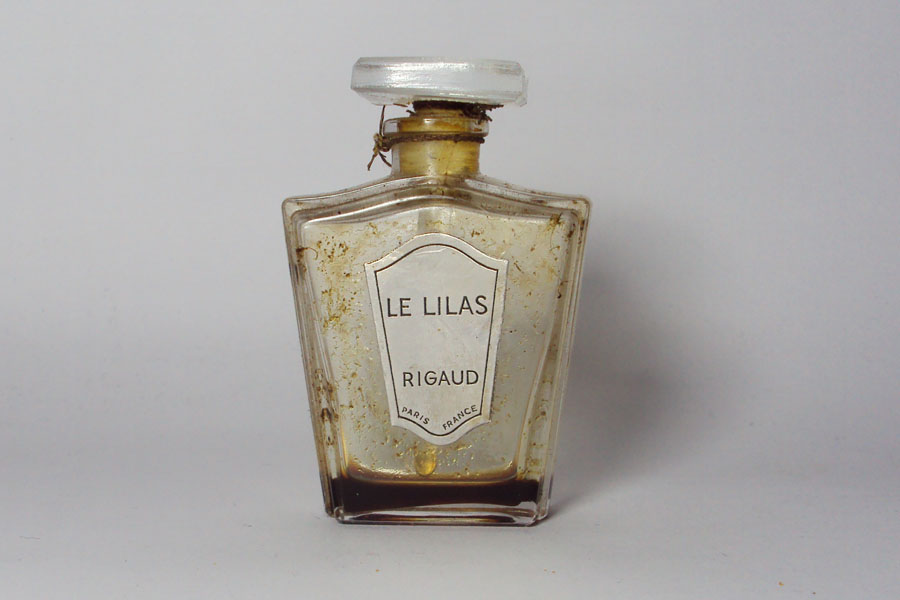 Flacon Le Lilas de Rigaud Testeur bouchon émeri Hauteur 5.7 cm 