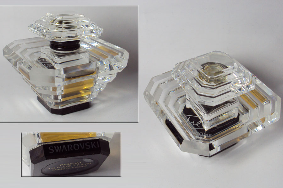 Flacon Trésor de Lancôme Flacon du parfum en cristal Swarovski numeroté 3495 7.5 ml  