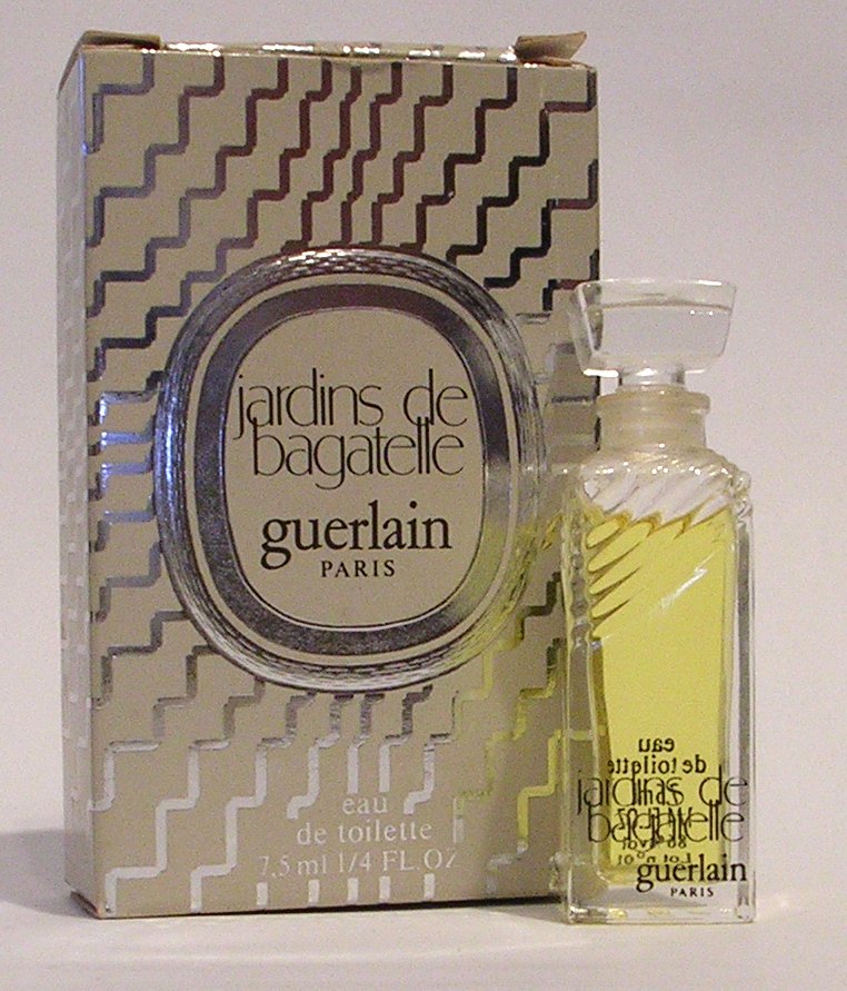 miniature Jardins de Bagatelle de Guerlain Réplique eau de toilette 7.5 ml bouchon verre version 1983 