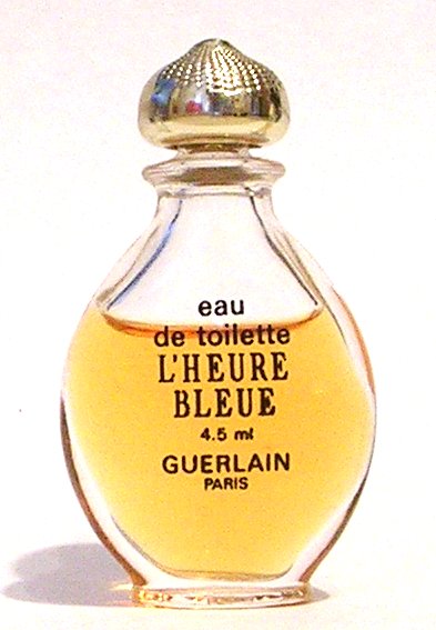 miniature L'Heure Bleue de Guerlain goutte G3 4.5 ml bouchon plastique 