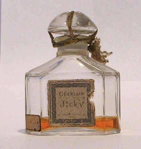 Flacon Jicky de Guerlain Flacon du parfum bouchon quadrilobé  Cristal de Romesnil  30 ml 