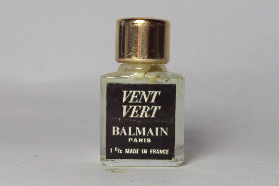 Miniature Vent Vert de Balmain 1 ml bouchon doré 