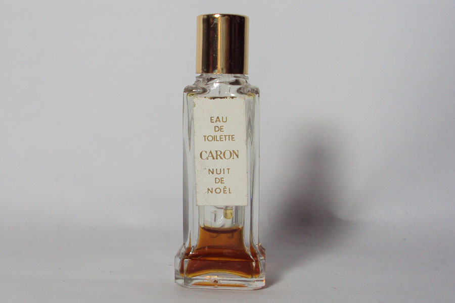 Miniature Narcisse Noir de Caron Testeur bouchon metal tigette en verre hauteur 6.6 cm 