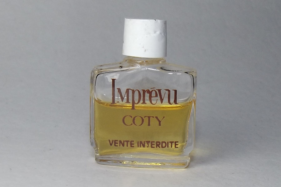 Miniature Imprévu de Coty Hauteur 3.4 cm 1/2 plein 