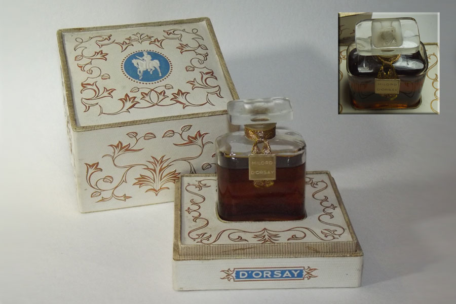 Flacon Milord de D'Orsay Flacon du parfum hauteur 6.2 cm    bouchon émeri Scellé 